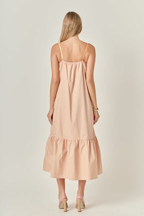 ENGLISH FACTORY - Color Block Maxi Dress - DRESSES available at Objectrare