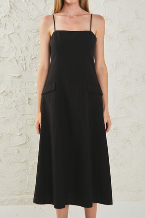 ENDLESS ROSE - Linen Maxi Dress - DRESSES available at Objectrare