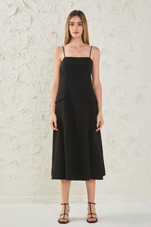 ENDLESS ROSE - Linen Maxi Dress - DRESSES available at Objectrare