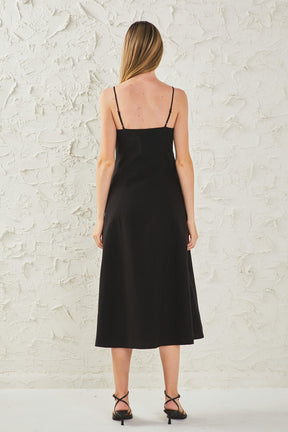 ENDLESS ROSE - Linen Maxi Dress - DRESSES available at Objectrare