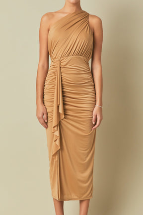 ENDLESS ROSE - Endless Rose - One Shoulder Maxi Dress - DRESSES available at Objectrare