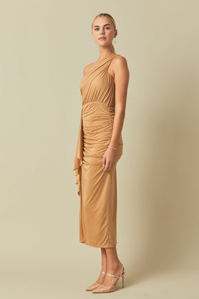 ENDLESS ROSE - One Shoulder Maxi Dress - DRESSES available at Objectrare