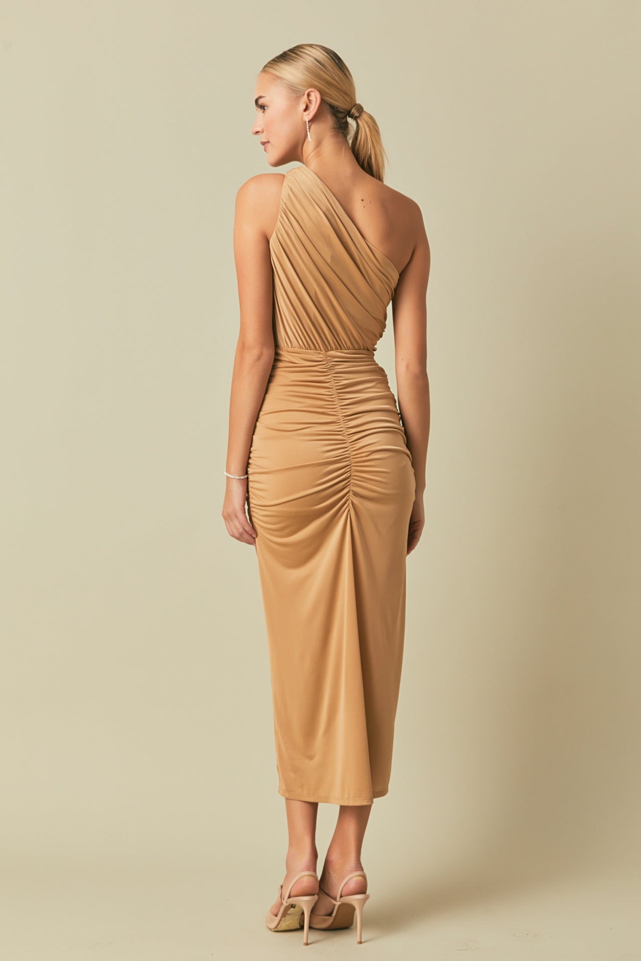 ENDLESS ROSE - Endless Rose - One Shoulder Maxi Dress - DRESSES available at Objectrare