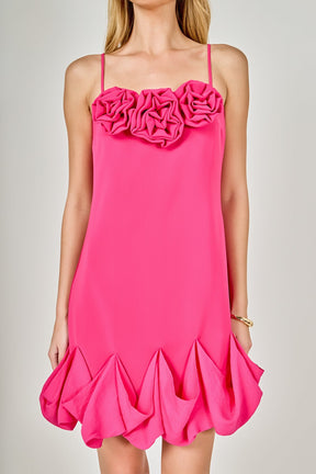 ENDLESS ROSE - Rose Bubble Mini Dress - DRESSES available at Objectrare