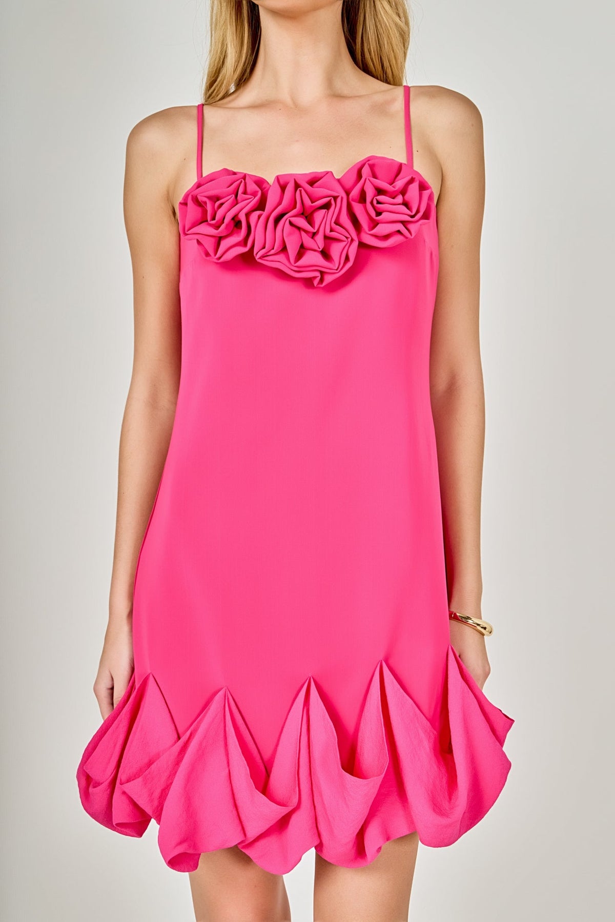 ENDLESS ROSE - Rose Bubble Mini Dress - DRESSES available at Objectrare