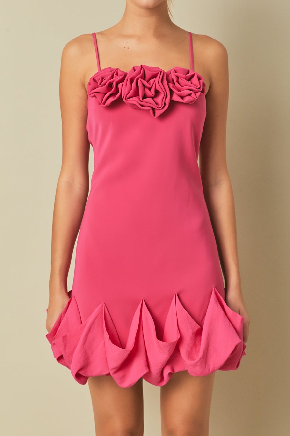 ENDLESS ROSE - Endless Rose - Rose Bubble Mini Dress - DRESSES available at Objectrare