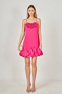 ENDLESS ROSE - Rose Bubble Mini Dress - DRESSES available at Objectrare