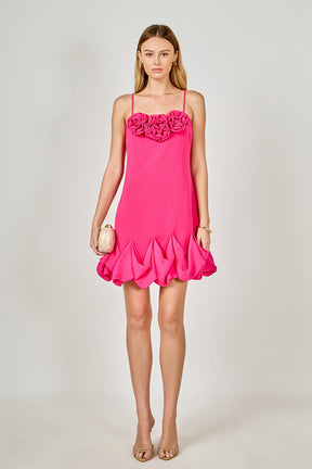 ENDLESS ROSE - Rose Bubble Mini Dress - DRESSES available at Objectrare