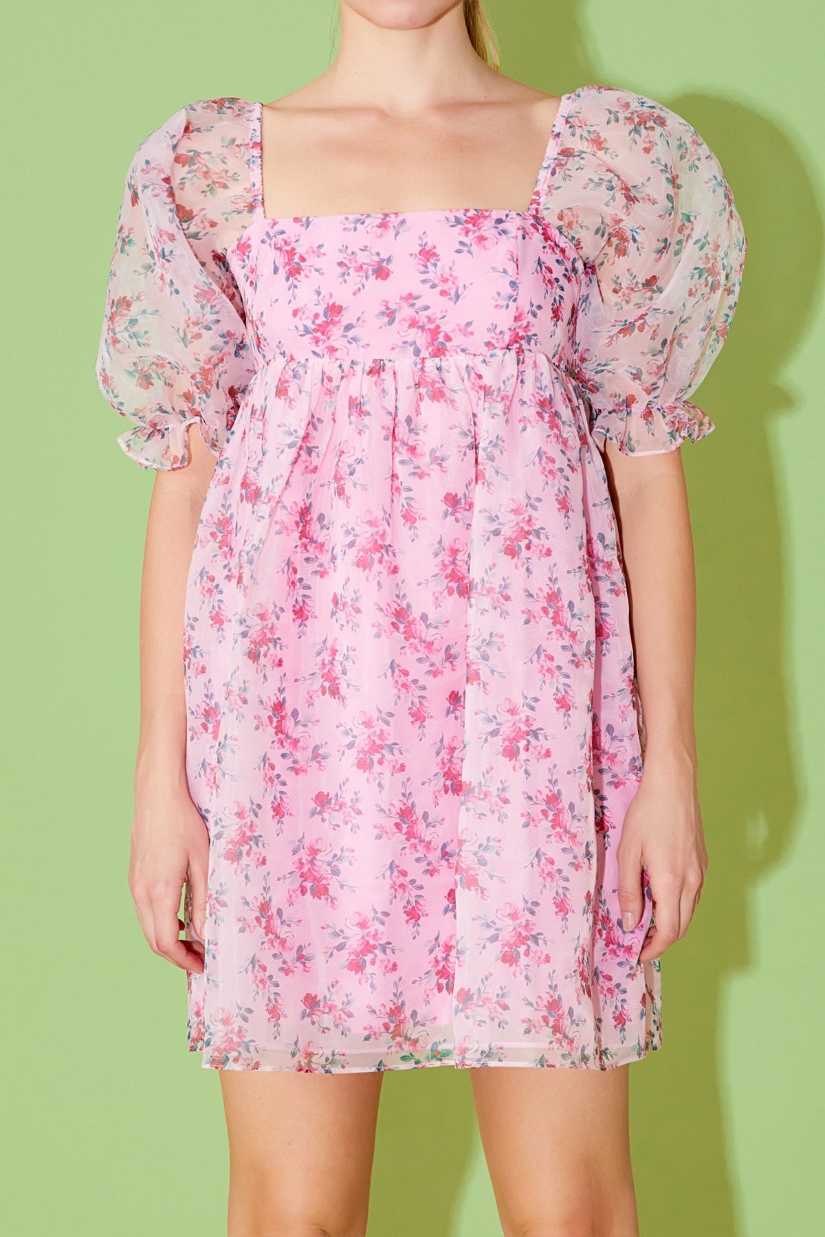 ENDLESS ROSE - Organza Baby Doll Dress - DRESSES available at Objectrare