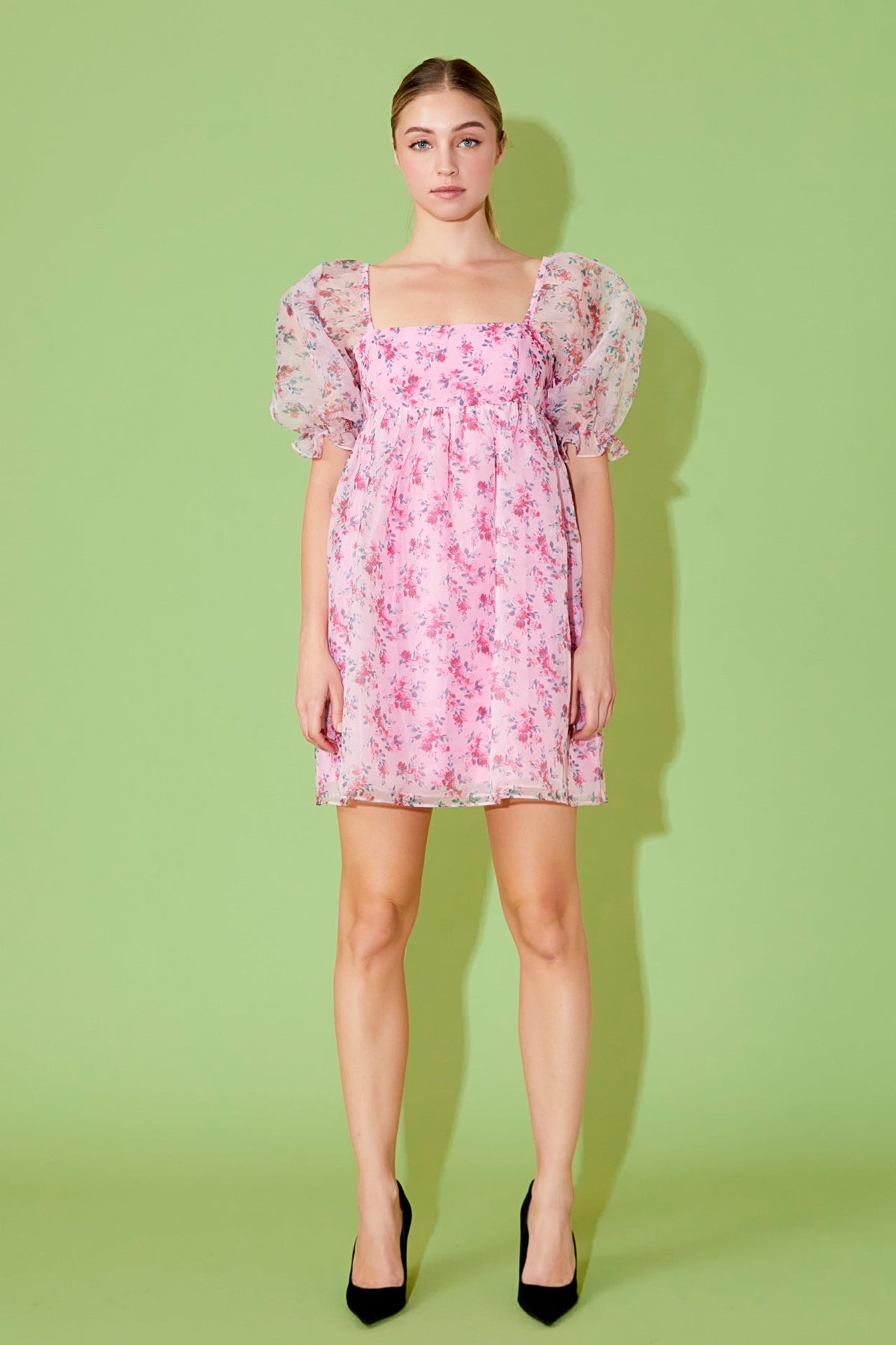 ENDLESS ROSE - Organza Baby Doll Dress - DRESSES available at Objectrare