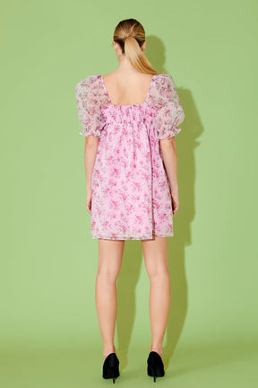 ENDLESS ROSE - Organza Baby Doll Dress - DRESSES available at Objectrare