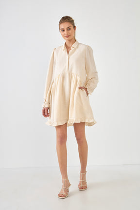 Collared Button Down Dress
