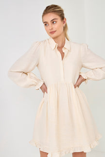 Collared Button Down Dress