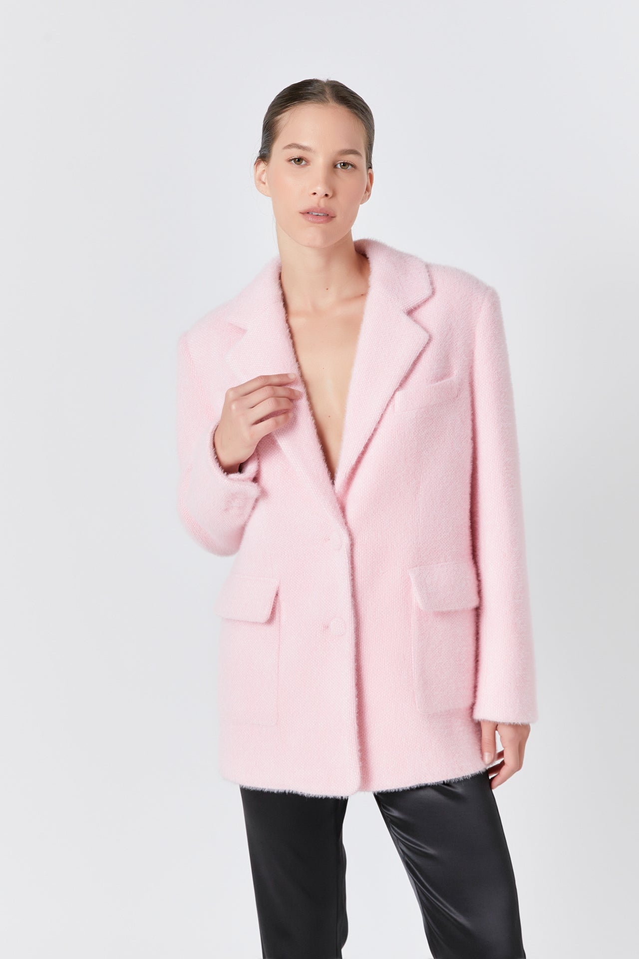 ENDLESS ROSE - Soft Buttoned Blazer - JACKETS available at Objectrare