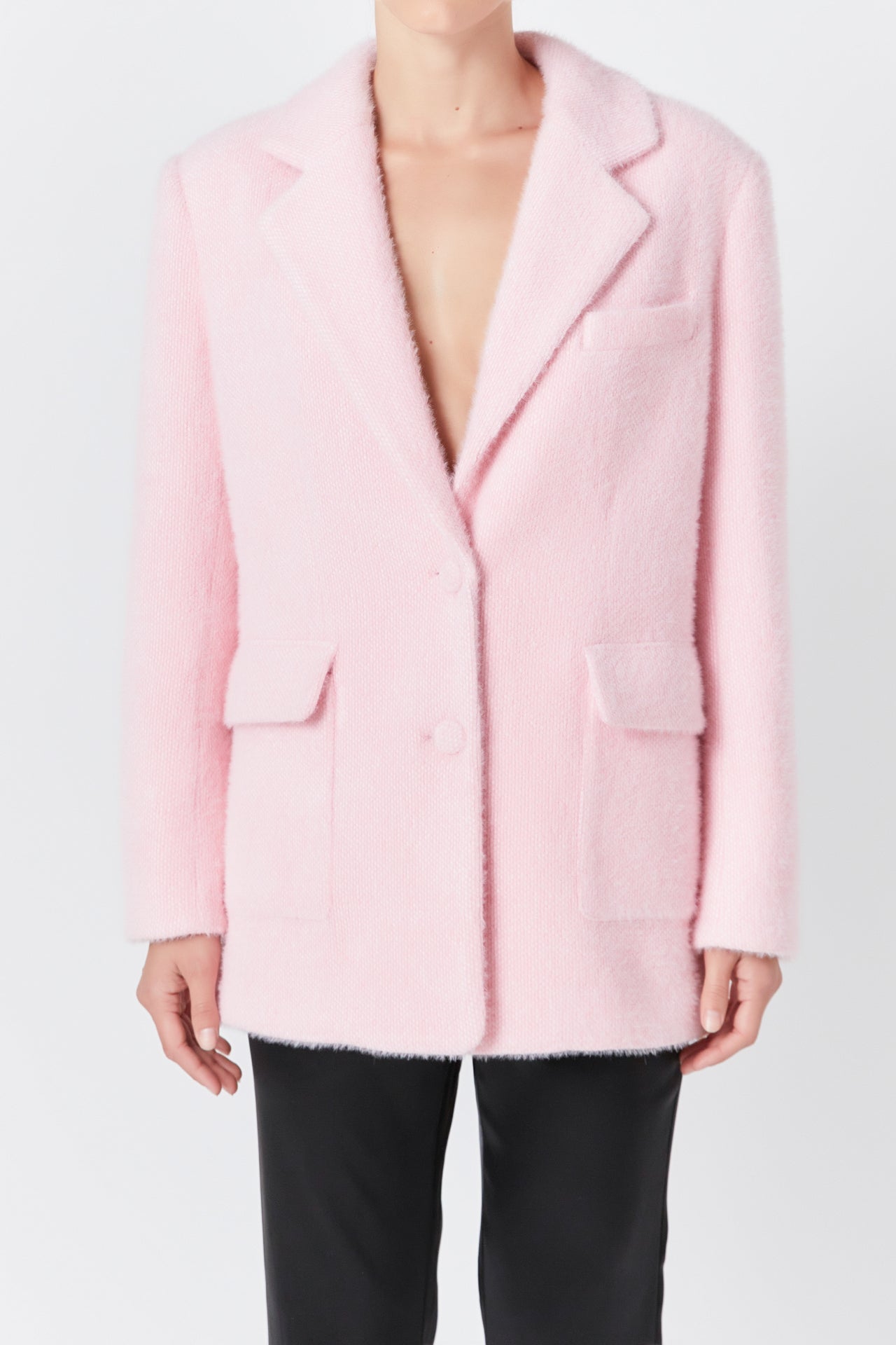 ENDLESS ROSE - Endless Rose - Soft Buttoned Blazer - BLAZERS available at Objectrare