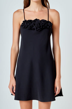 ENDLESS ROSE - Corsage Mini Dress - DRESSES available at Objectrare