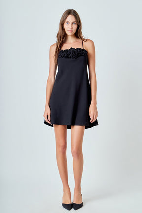 ENDLESS ROSE - Corsage Mini Dress - DRESSES available at Objectrare
