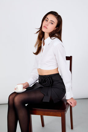 ENDLESS ROSE - Corsage Mini Skirt - SKIRTS available at Objectrare