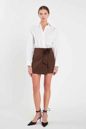 ENDLESS ROSE - Corsage Mini Skirt - SKIRTS available at Objectrare