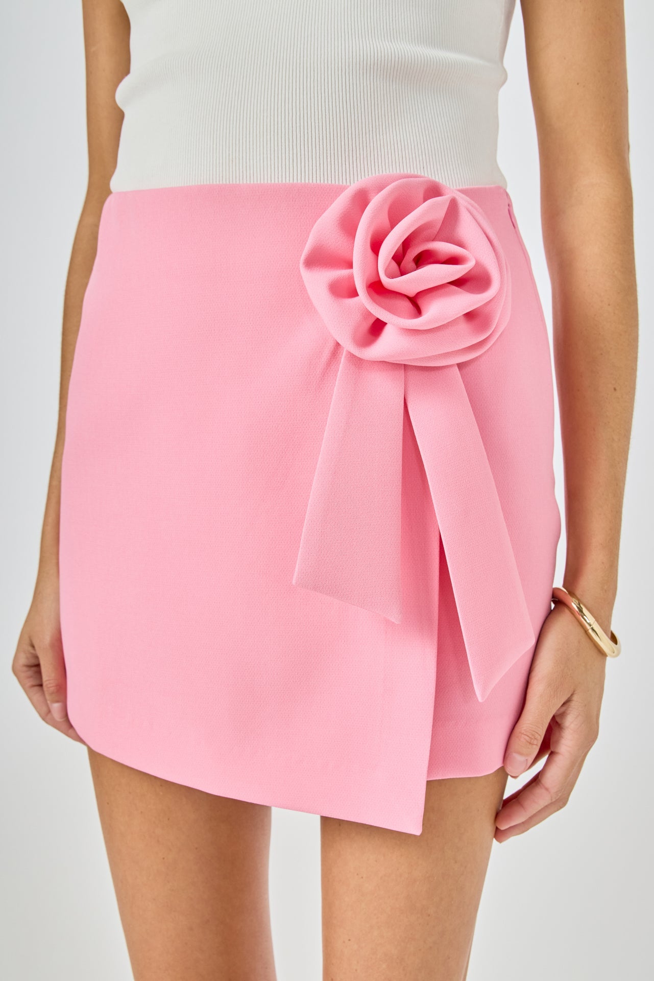 ENDLESS ROSE - Corsage Mini Skirt - SKIRTS available at Objectrare