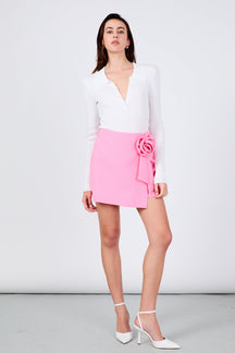 ENDLESS ROSE - Corsage Mini Skirt - SKIRTS available at Objectrare