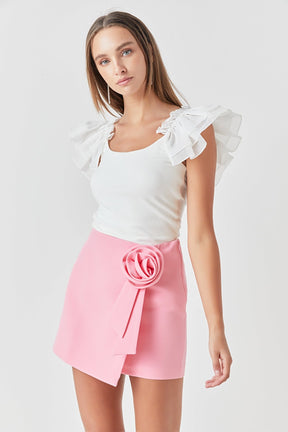 ENDLESS ROSE - Endless Rose - Corsage Mini Skirt - SKIRTS available at Objectrare