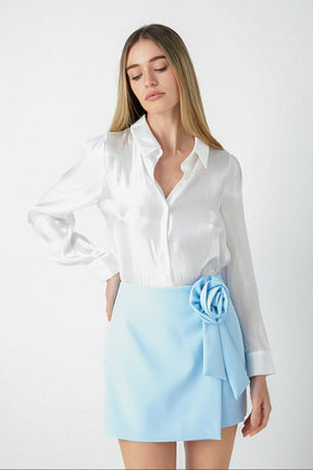 Corsage Mini Skirt