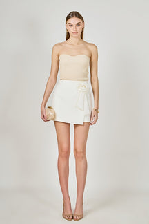 ENDLESS ROSE - Corsage Mini Skirt - SKIRTS available at Objectrare
