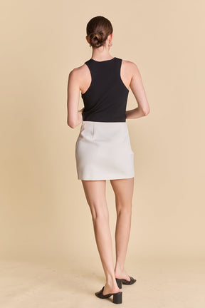 ENDLESS ROSE - Corsage Mini Skirt - SKIRTS available at Objectrare