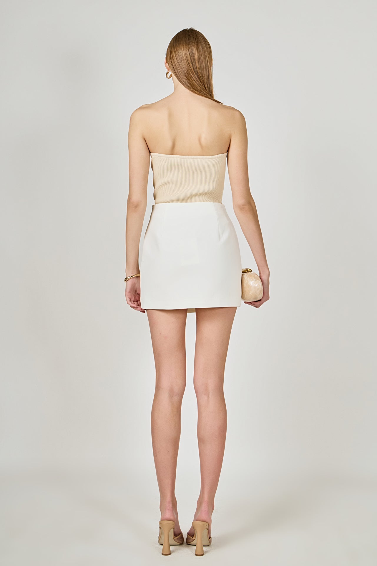 ENDLESS ROSE - Corsage Mini Skirt - SKIRTS available at Objectrare