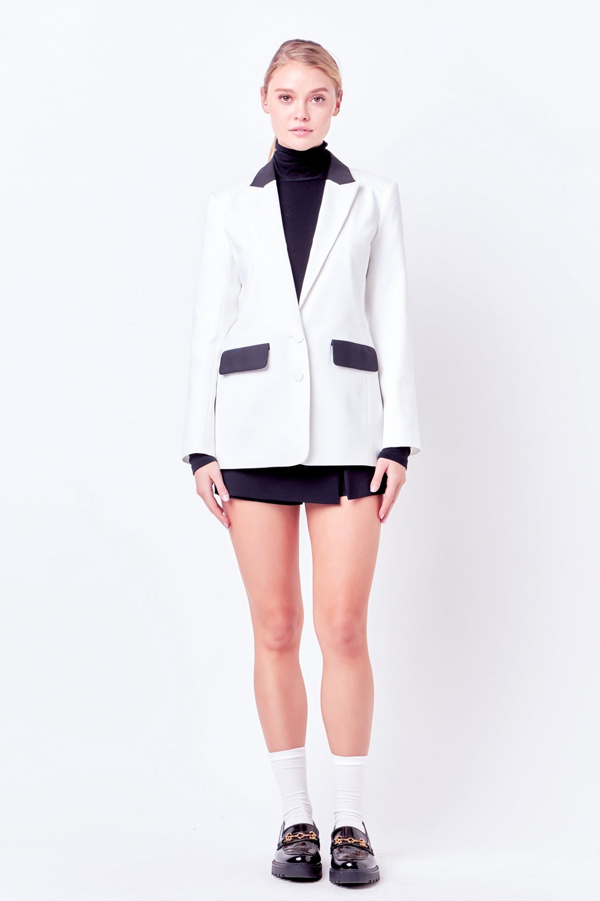 ENDLESS ROSE - Color Block Blazer - BLAZERS available at Objectrare