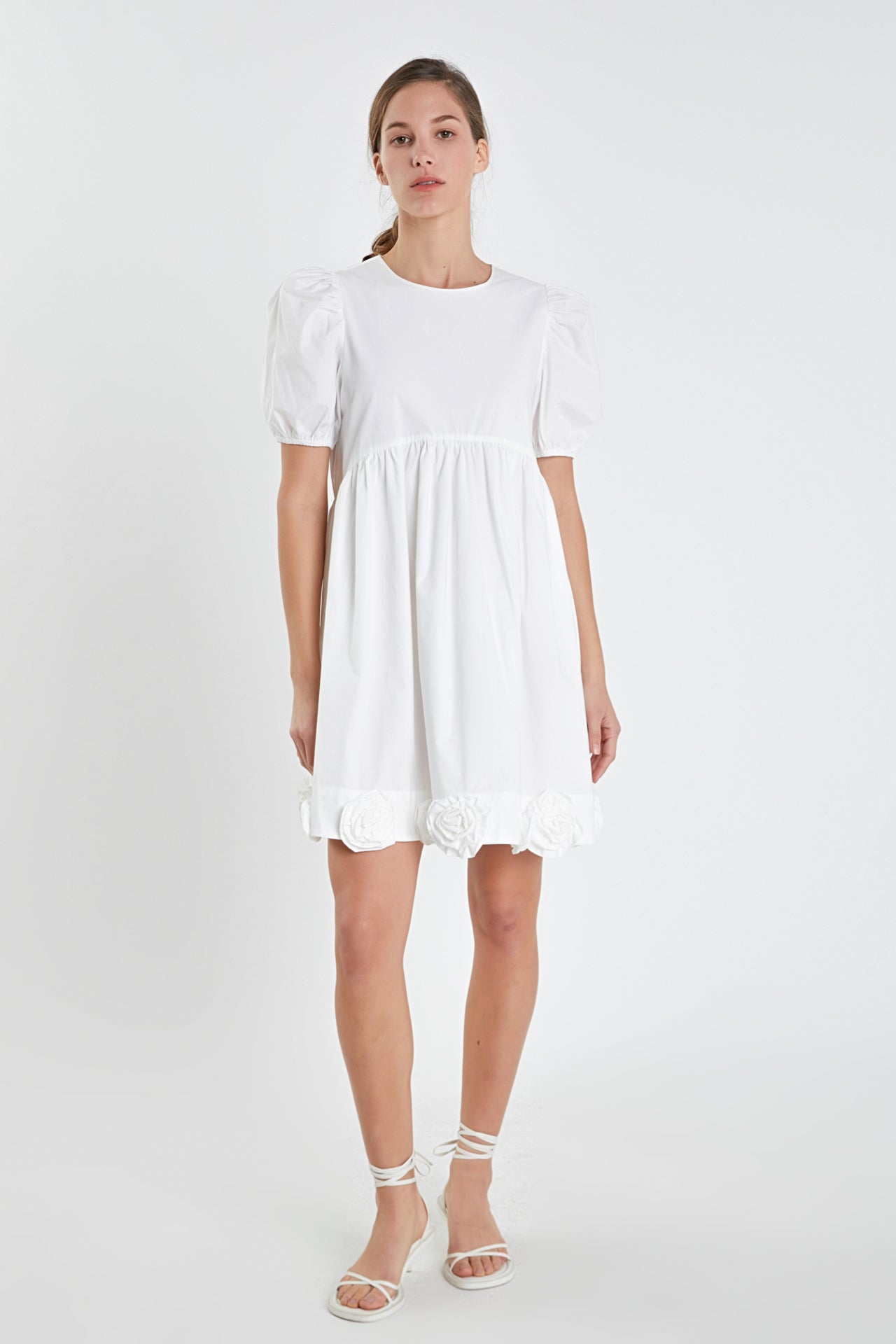 ENGLISH FACTORY - English Factory - Poplin Corsage Mini Dress - DRESSES available at Objectrare