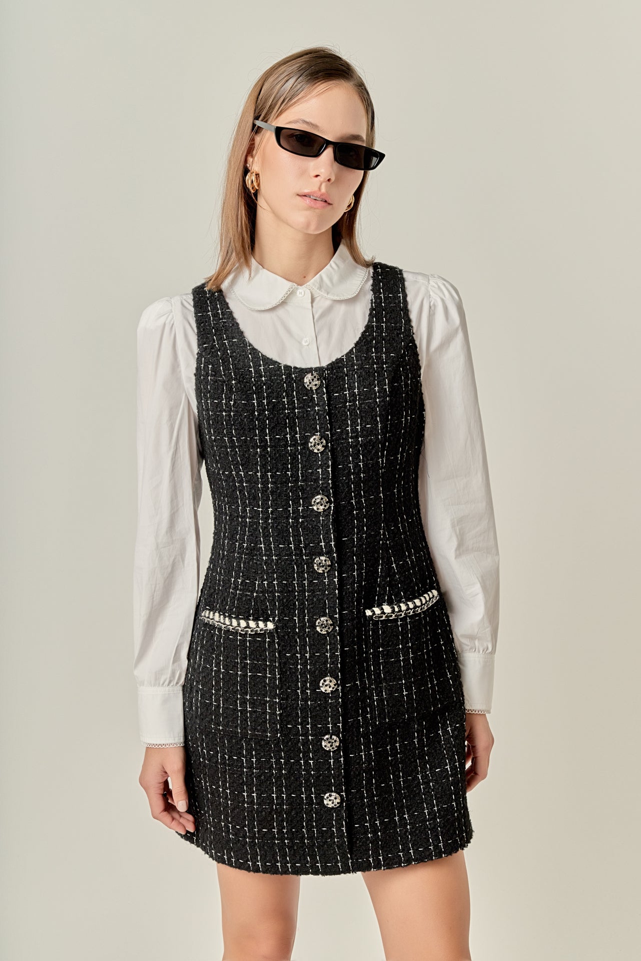 ENGLISH FACTORY - Lace Trim Shirt - BLOUSES available at Objectrare