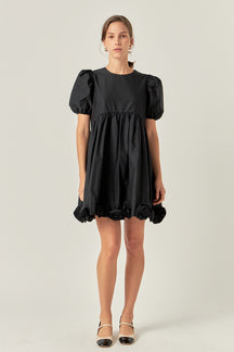 ENGLISH FACTORY - Poplin Corsage Mini Dress - DRESSES available at Objectrare