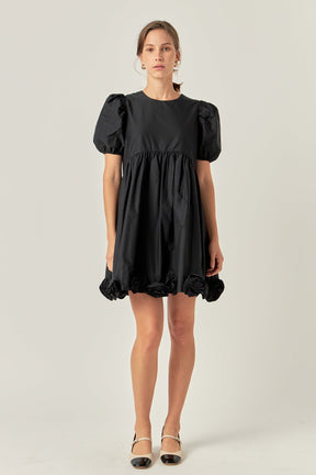 ENGLISH FACTORY - English Factory - Poplin Corsage Mini Dress - DRESSES available at Objectrare