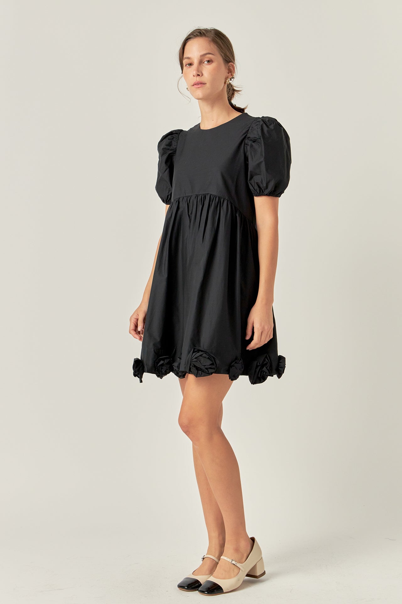 ENGLISH FACTORY - English Factory - Poplin Corsage Mini Dress - DRESSES available at Objectrare