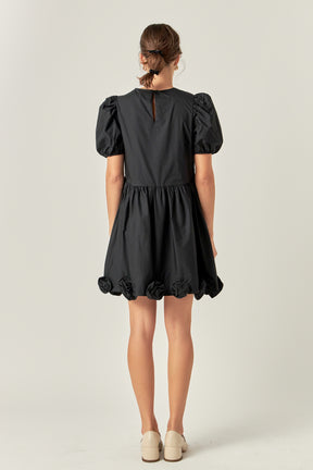 ENGLISH FACTORY - Poplin Corsage Mini Dress - DRESSES available at Objectrare