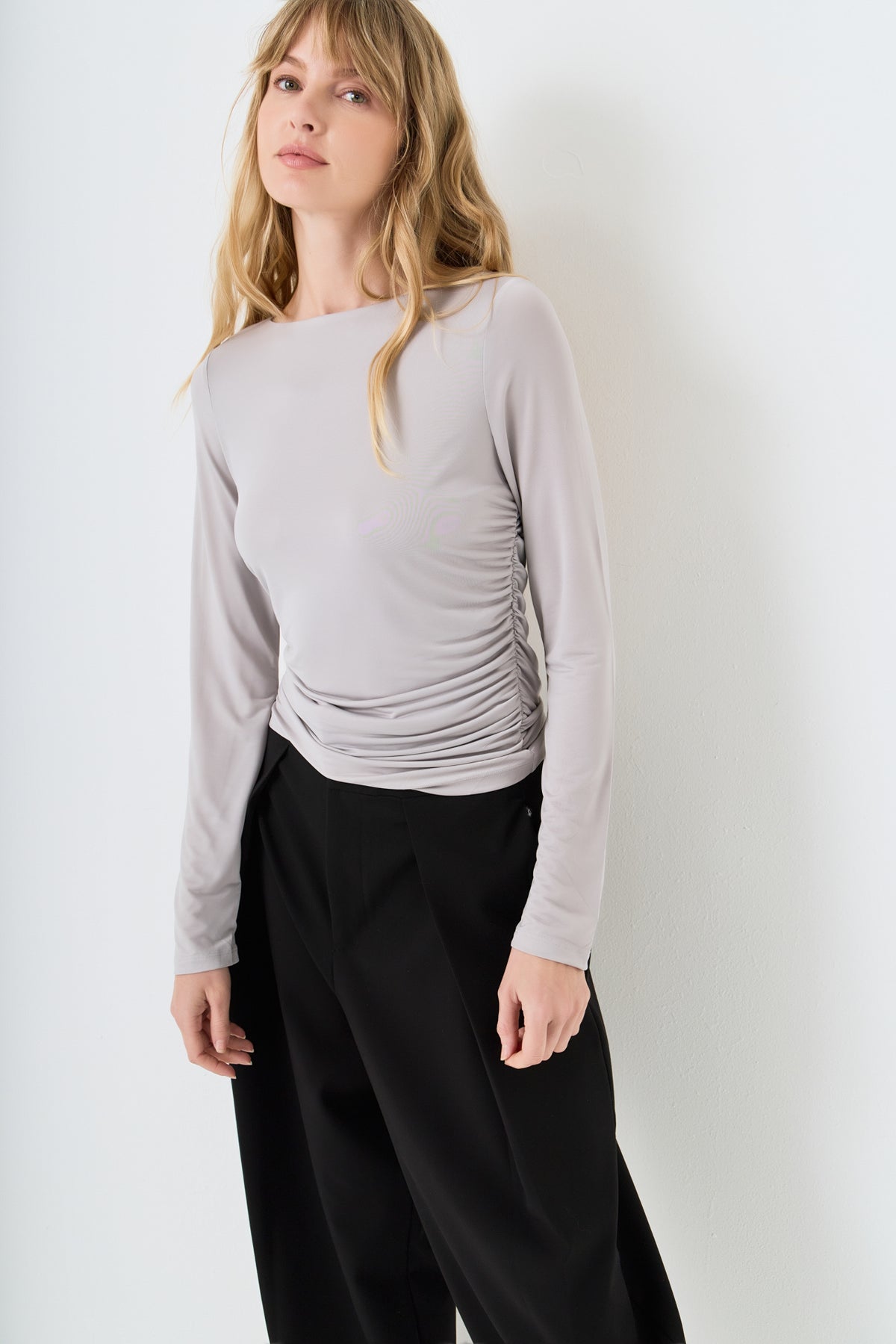 Draped Ruched Top
