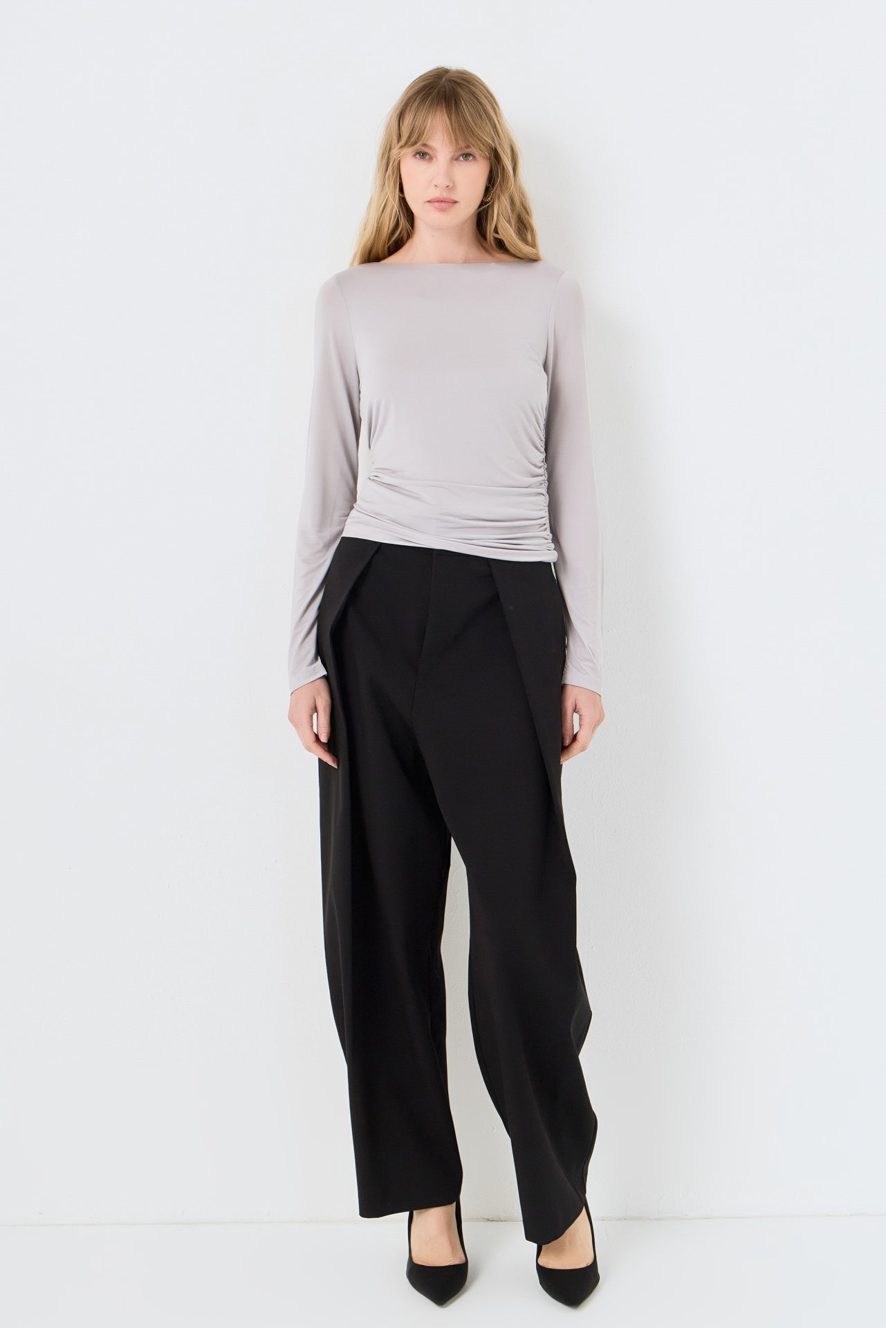Draped Ruched Top