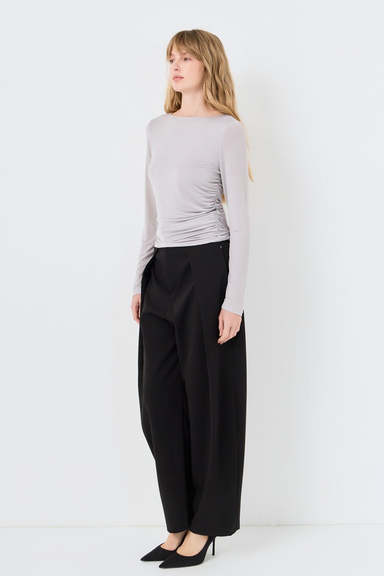 Draped Ruched Top
