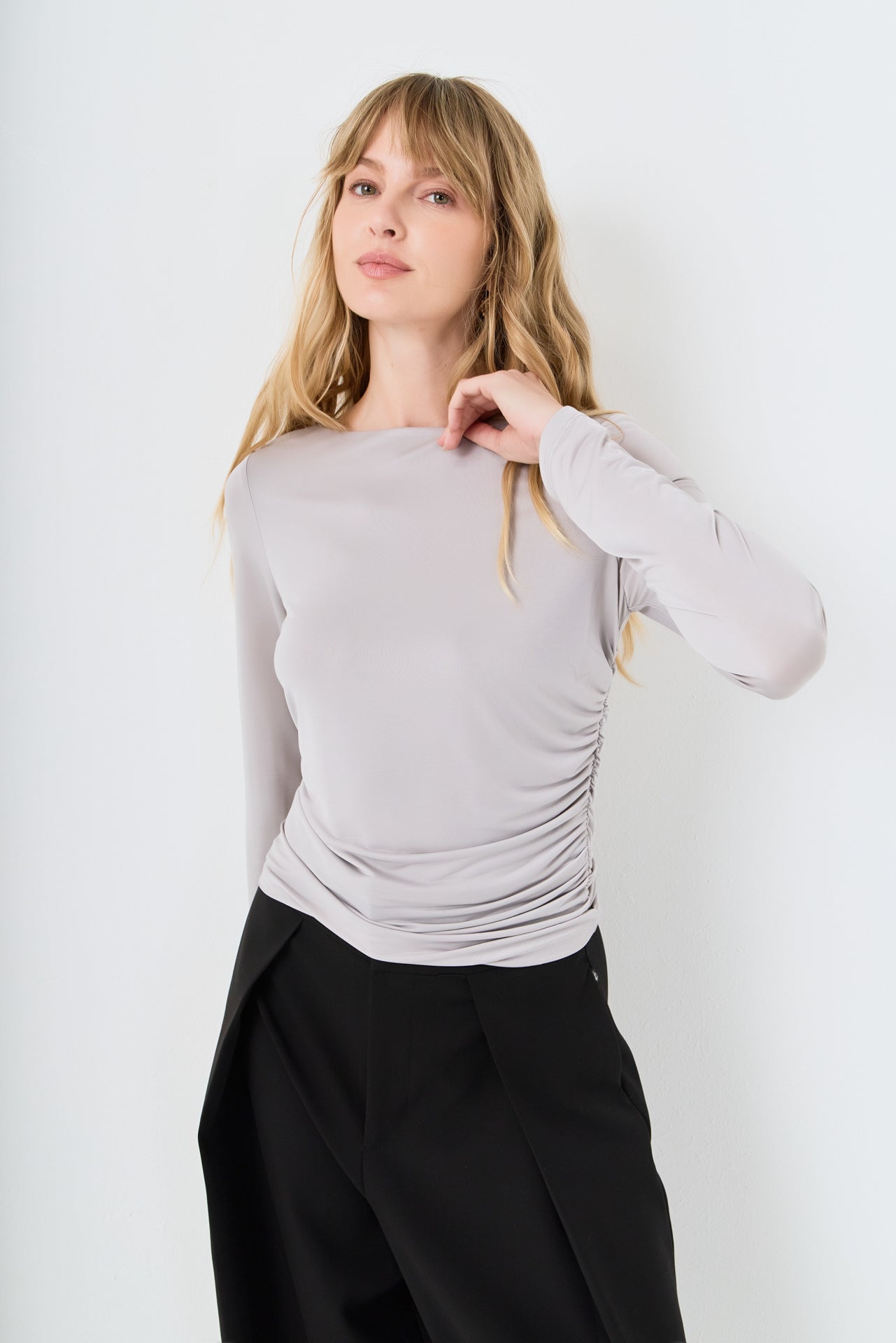 Draped Ruched Top