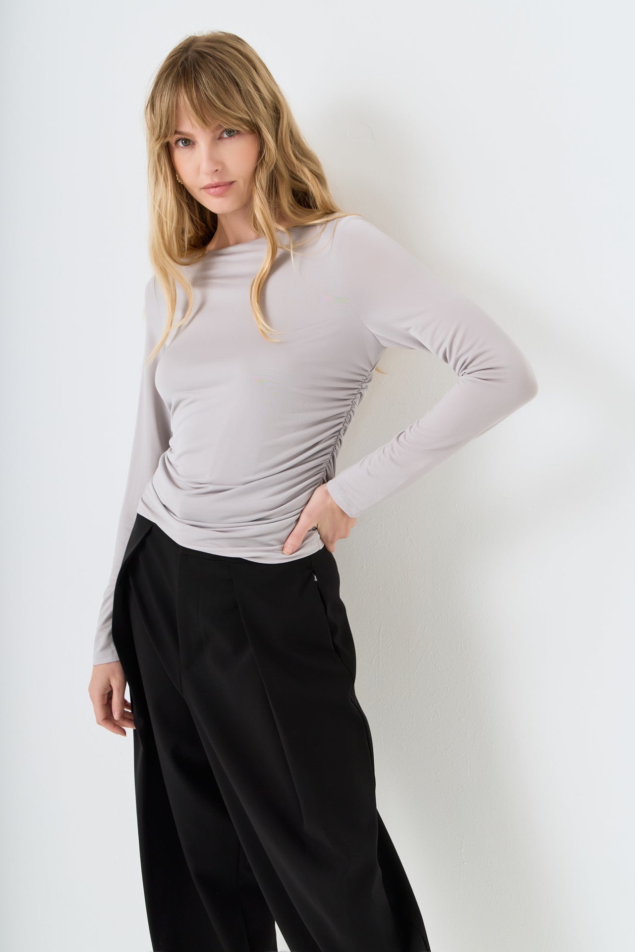 Draped Ruched Top
