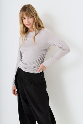 Draped Ruched Top