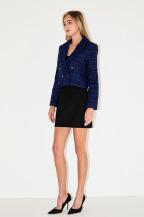 ENDLESS ROSE - Boucle Tweed Double Breast Jacket - JACKETS available at Objectrare