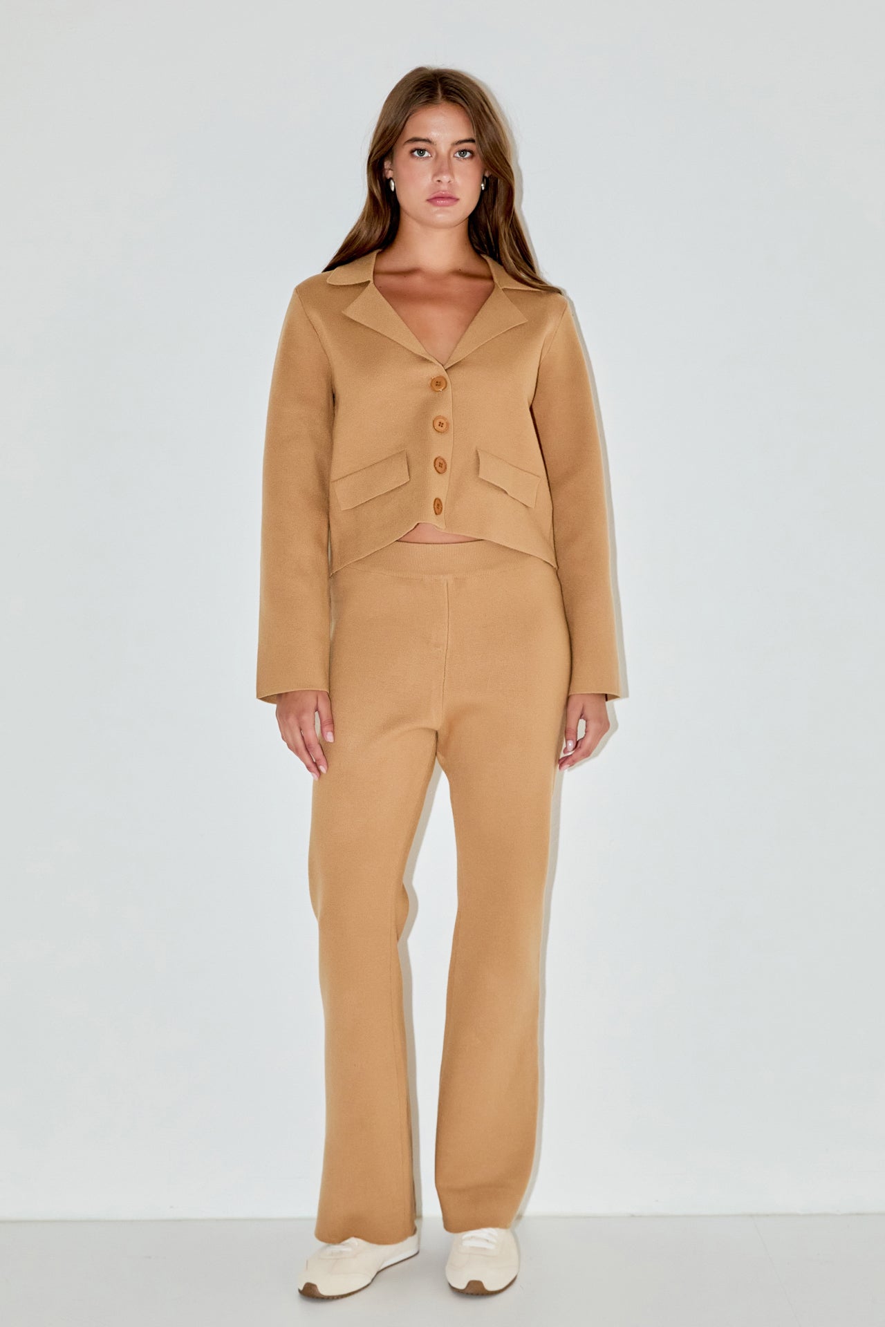 ENDLESS ROSE - Knit Fitted Pants - PANTS available at Objectrare