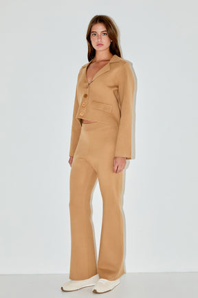 ENDLESS ROSE - Knit Fitted Pants - PANTS available at Objectrare