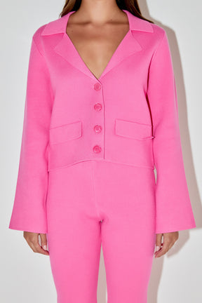 ENDLESS ROSE - Sweater Blazer - BLAZERS available at Objectrare