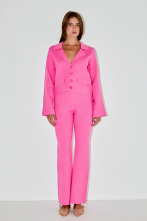 ENDLESS ROSE - Knit Fitted Pants - PANTS available at Objectrare