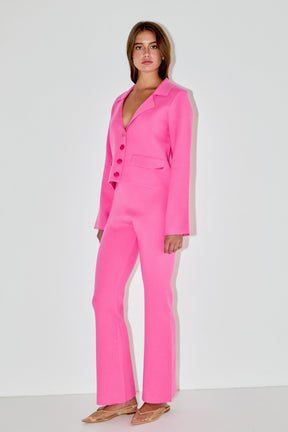 ENDLESS ROSE - Knit Fitted Pants - PANTS available at Objectrare