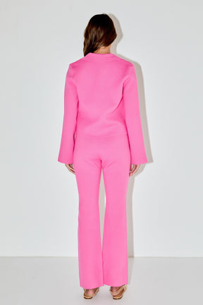 ENDLESS ROSE - Knit Fitted Pants - PANTS available at Objectrare